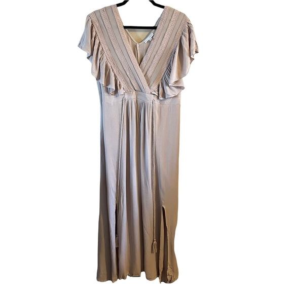 Baltic Born  Maxi flutter cap sleeve v-neck worn once  XXL - Picture 1 of 8